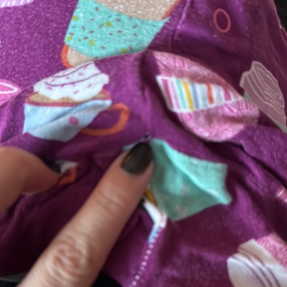 Colorful Printed Pajama Pants Set - Picture 2 of 3